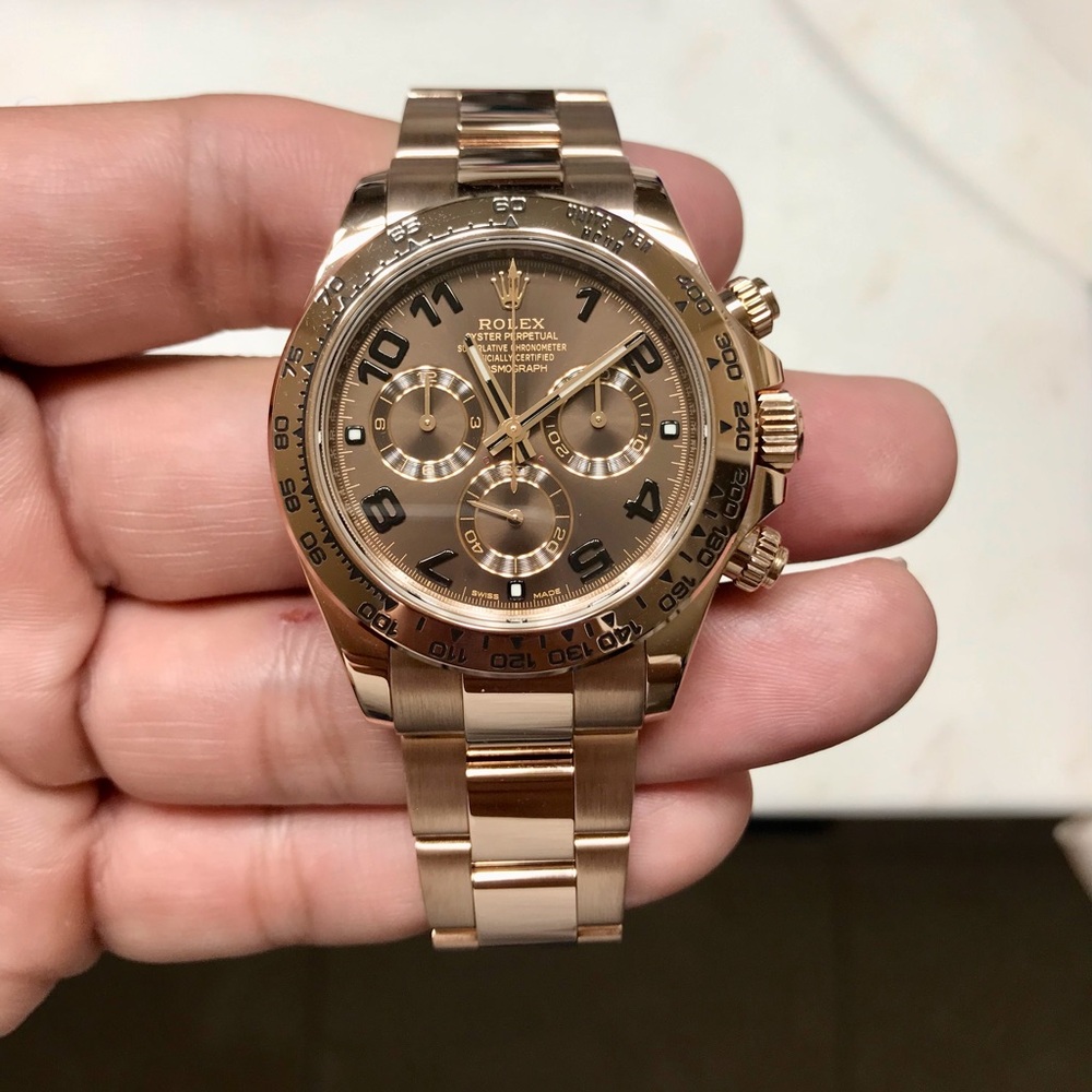 Rolex rose gold Daytona